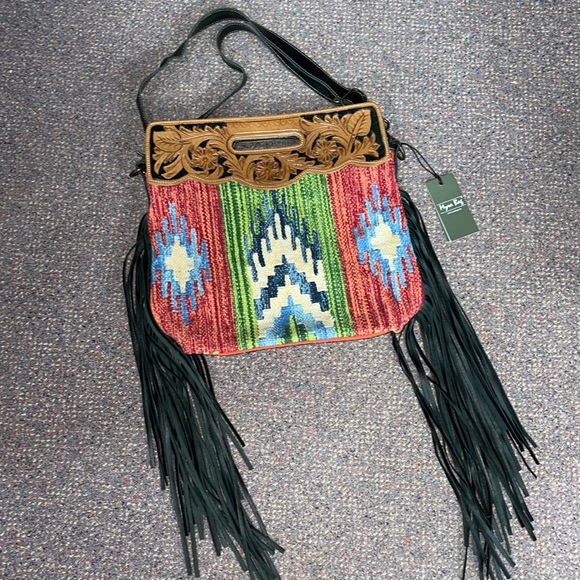 Myra Bag Handbags - Myra Southwest Fringe Western Bag Purse Crossbody